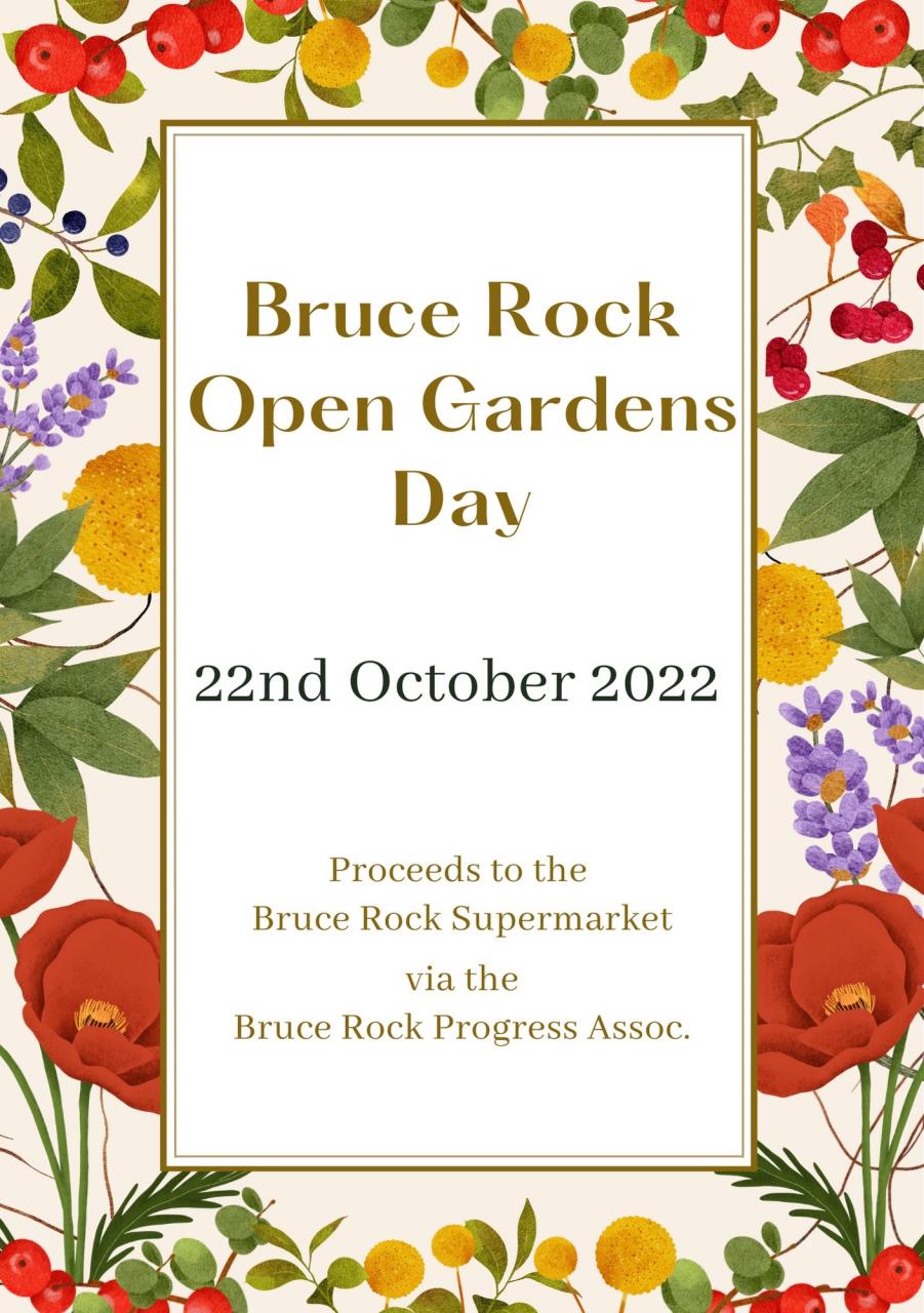Bruce Rock Open Gardens Day