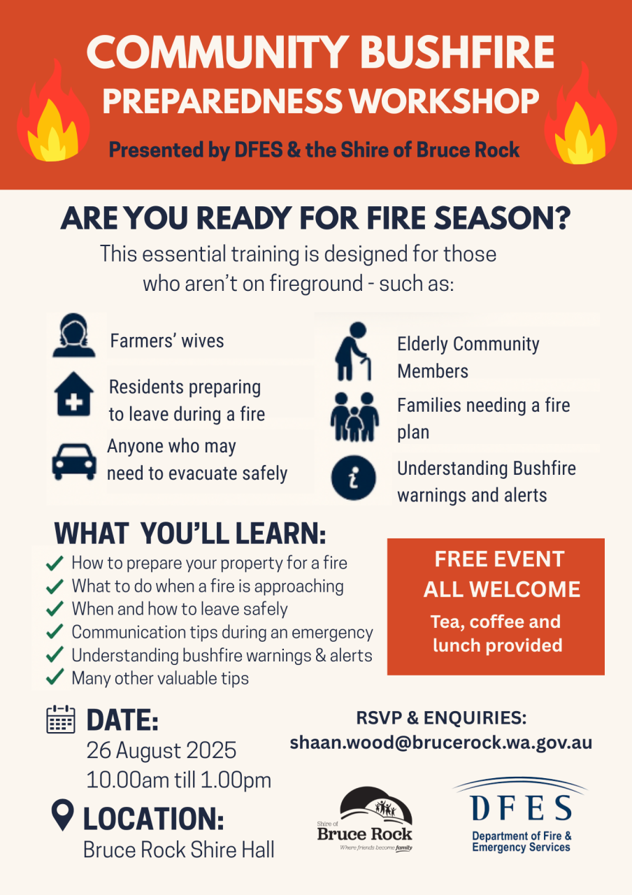 Community Bushfire Preparedness Workshop