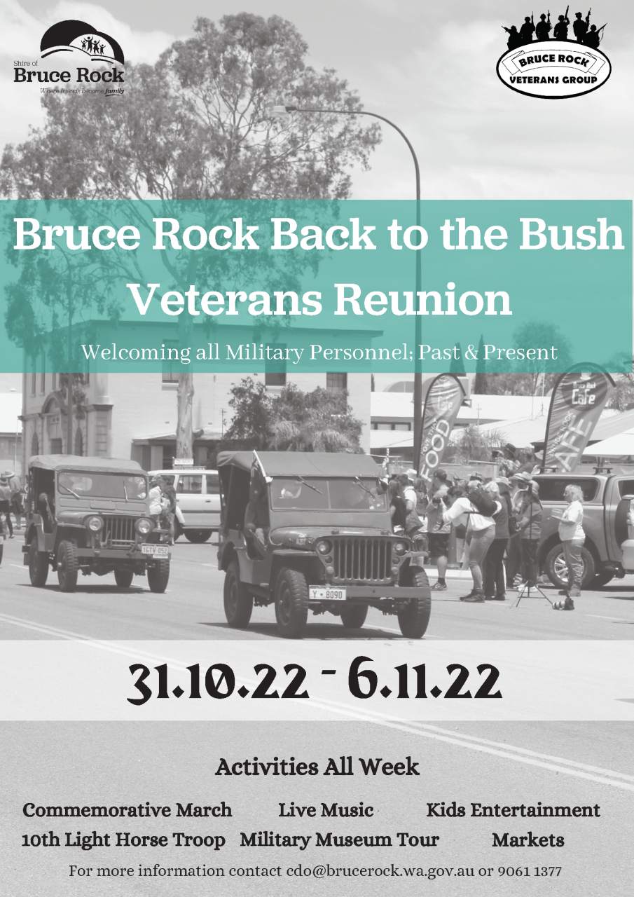 Back to the Bush Veterans Reunion 2022