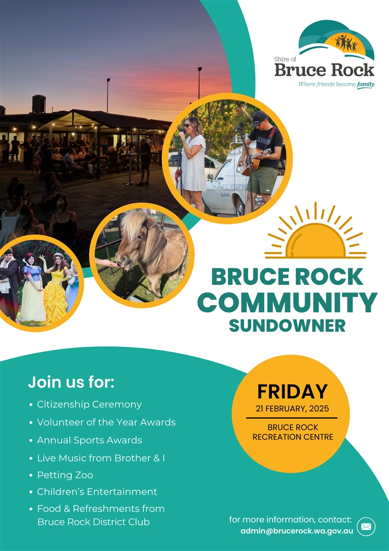 this one community sundowner poster